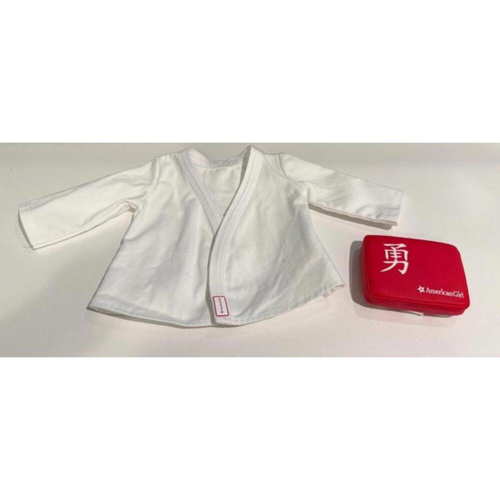 American Girl Karate Class Outfit Top and Kick Pad